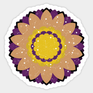 Celestial Flower [intersex] Sticker